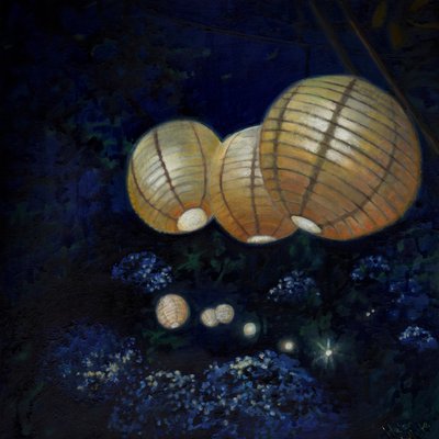 Night Garden I by Helen White